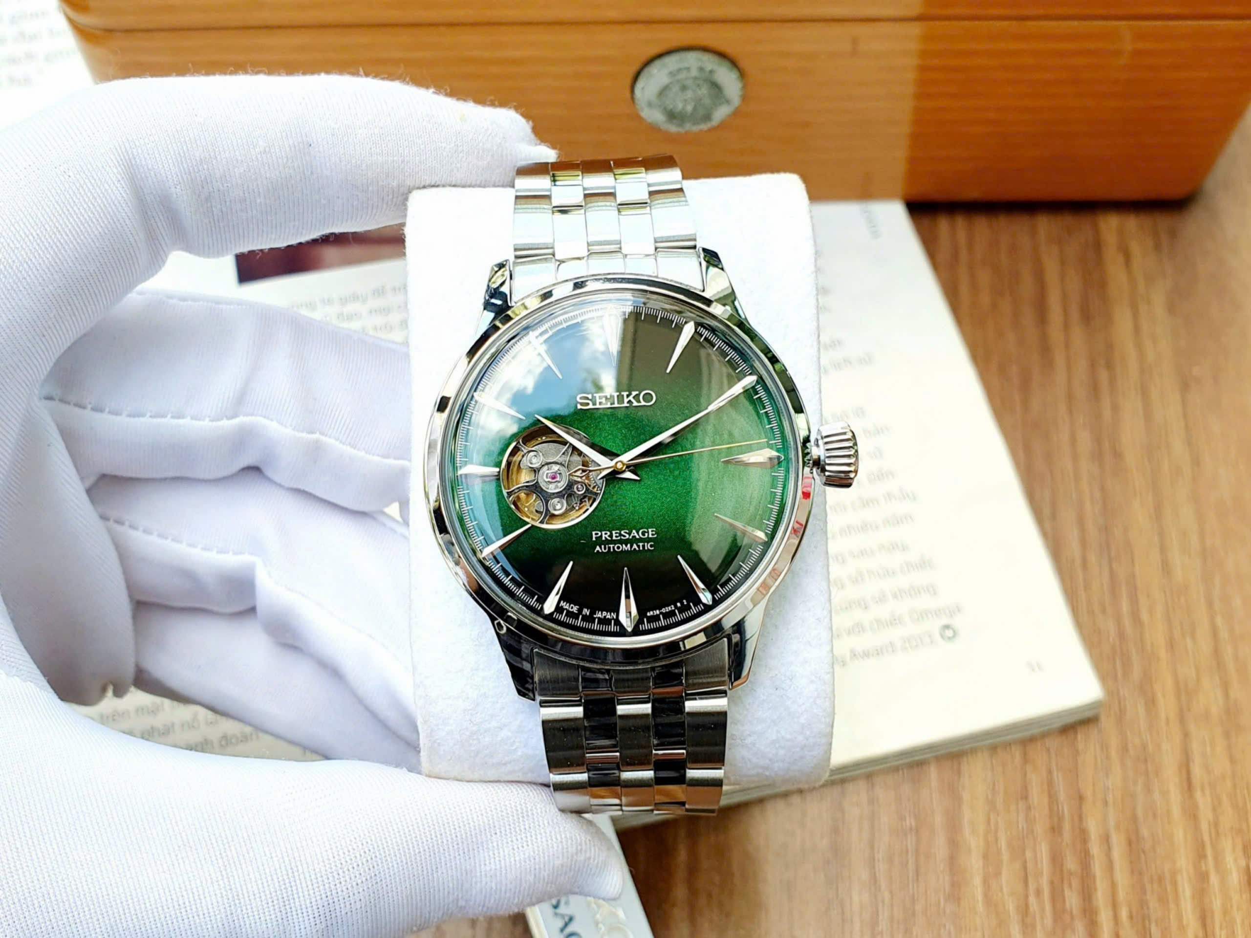 Đồng hồ Seiko Presage Cocktail Time Grasshopper SSA441J1