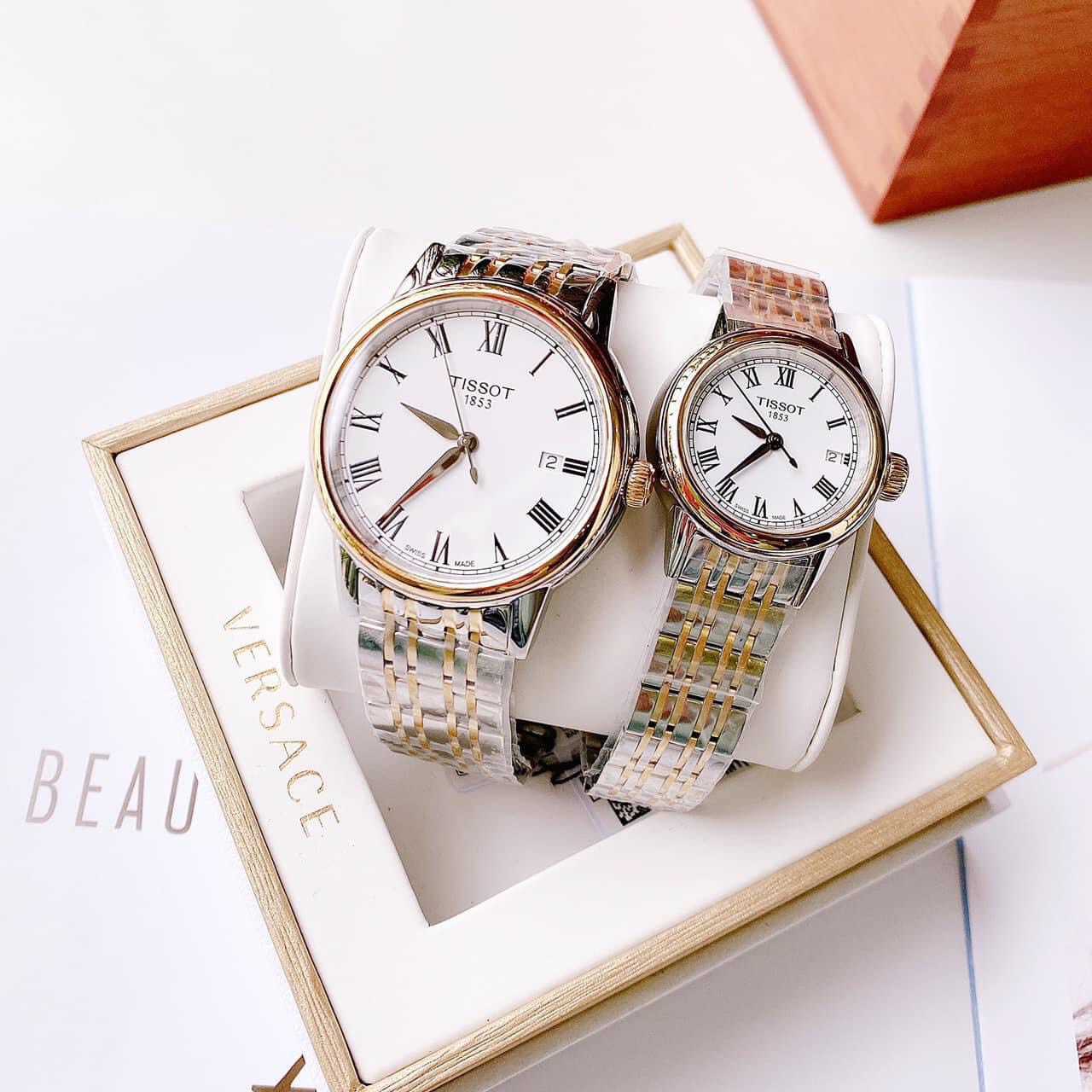Đồng hồ đôi Tissot T085.410.22.013.00 & T085.210.22.013.00