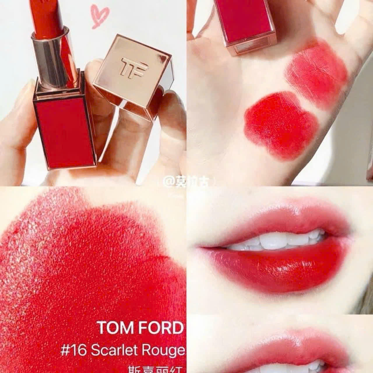 Son Tom Ford Lip Color Matte Limited Edition 16 Scarlet Rouge Vỏ Đỏ Mới Nhất