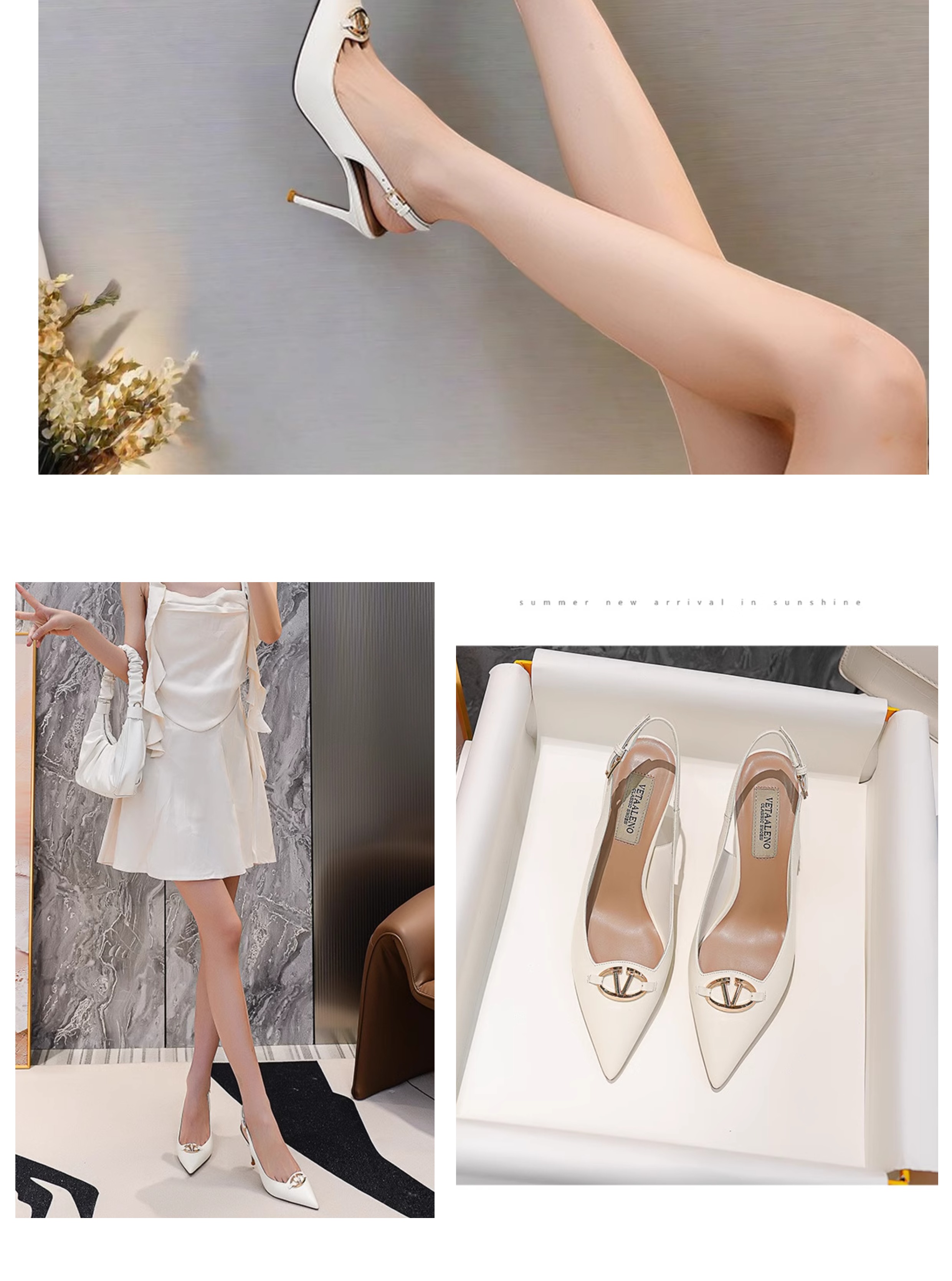 Giầy hở gót GNUQC0006